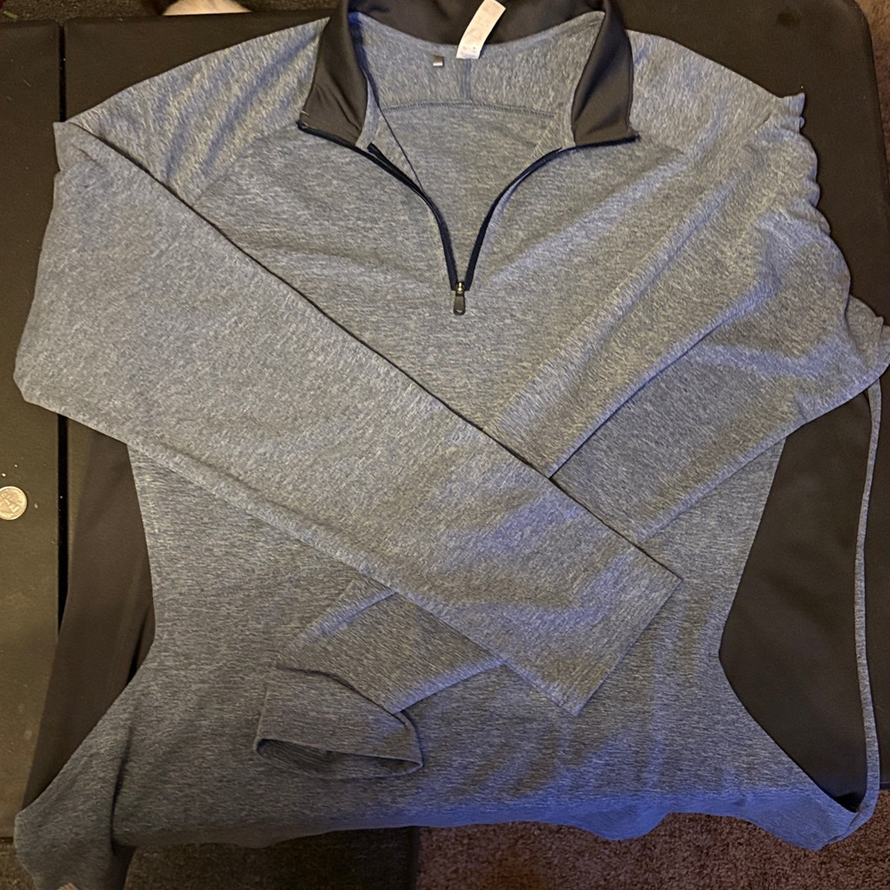 Adidas lightweight quarter zip jacket